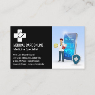 Logo van Medicus Online Dokter Apps Visitekaartje