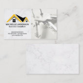 Logo van onroerend goed | Visitekaartje Keys (Voorkant / Achterkant)