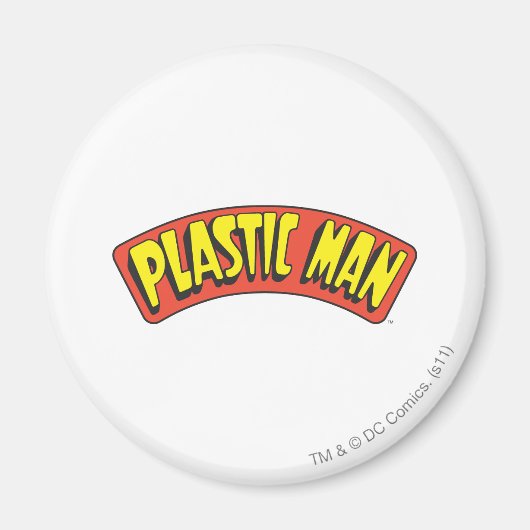 Logo van plastic Man Magneet (Voorkant)