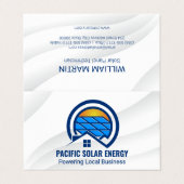 Logo van Solar Home Energy Visitekaartjes (Buitenkant ongevouwen)