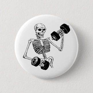 LOGO VAN TREININSISBODYBUILING RONDE BUTTON 5,7 CM