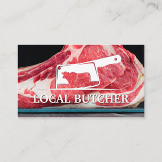 Logo van vleesklaver | Steak Visitekaartje
