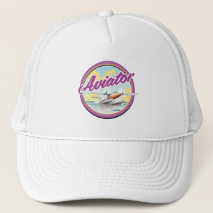Logo van vliegtuig watertaxi trucker pet