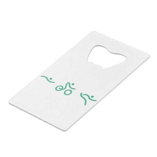 Logo vert de triathlon (Dos Angle)