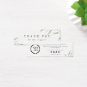 Logo vert rustique minimal entreprise merci (Bureau)