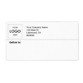 Logo Verzendbedrijfs Professioneel label (Voorkant)