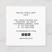 Logo vierkant Visitekaartje (Achterkant)