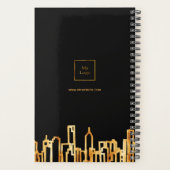 Logo ville or moderne skyline noir affaires 2022 (Dos)