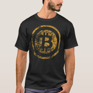 Logo vintage Bitcoin Grunge Tshirt Essential T-Sh