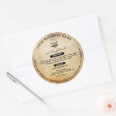 Logo vintage chalet droit alimentaire étiquettes (Enveloppe)