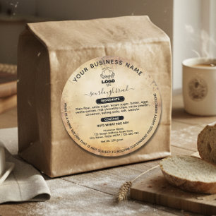 Logo vintage chalet droit alimentaire étiquettes