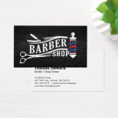 Logo Vintage de la Boutique de Barber | Mur en bri (Bureau)