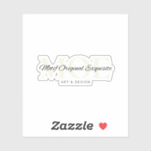 LOGO vinylSticker, op maat gesneden