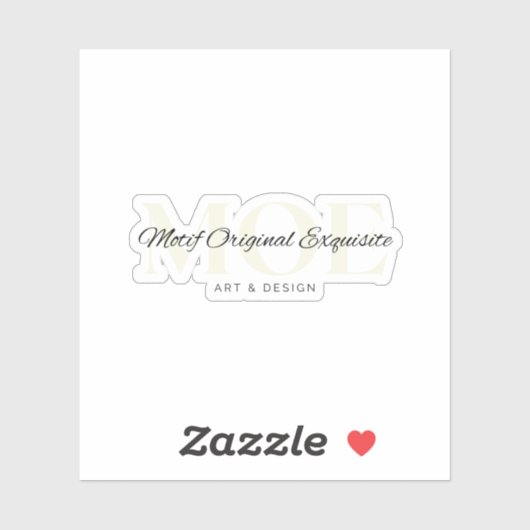 LOGO vinylSticker, op maat gesneden Sticker (Vel)