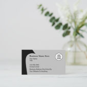 Logo Visitekaartjes Moderne online Sjabloon (Staand voorkant)