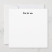 Logo  Vliegtuig Kaart (Achterkant)