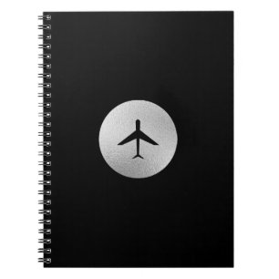 Logo vliegtuig notitieboek