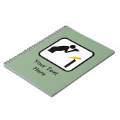 Logo vogelstand/vogelwateren notitieboek (Linkerzijde)