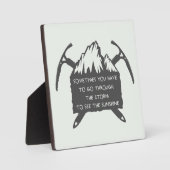 Logo voor avontuur, embleem met Fotoplaat (Voorkant)