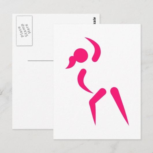 Logo voor de luchtvaart briefkaart (Voorkant / Achterkant)