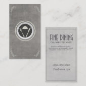 Logo voor etenswaren, kaas, catering visitekaartje (Voorkant / Achterkant)