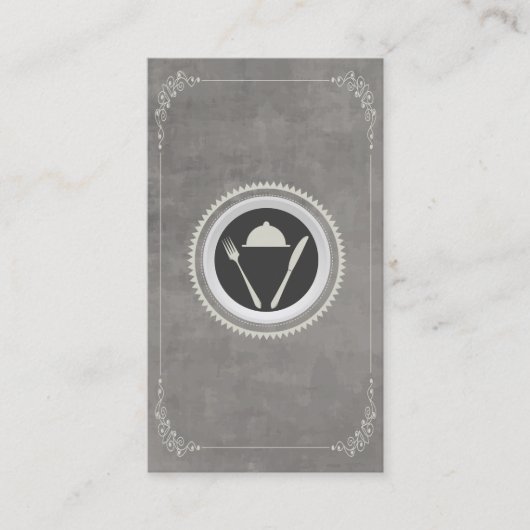 Logo voor etenswaren, kaas, catering visitekaartje (Voorkant)