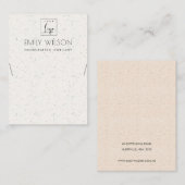 LOGO VOOR HET VERZENDEN VAN SUBTEL WITTE KERAMISCH VISITEKAARTJE (Voorkant / Achterkant)