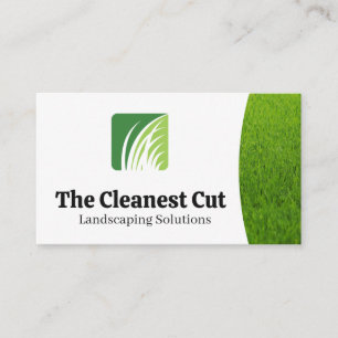 Logo voor landschapsarchitectuur gras Verzorging Visitekaartje