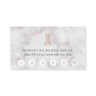 Logo voor marmer- en Roos Gold-schaar | Salon