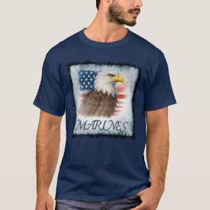 Logo voor veteraan van het marinierskorps t-shirt