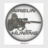 Logo voor vliegenjacht sticker (Vel)