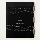 Logo voor zwarte zilverrog planner (Achterkant)