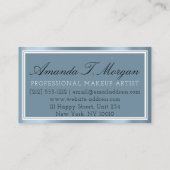 Logo Weddenschap Planner Holograaf Smoky Blue Visitekaartje (Achterkant)