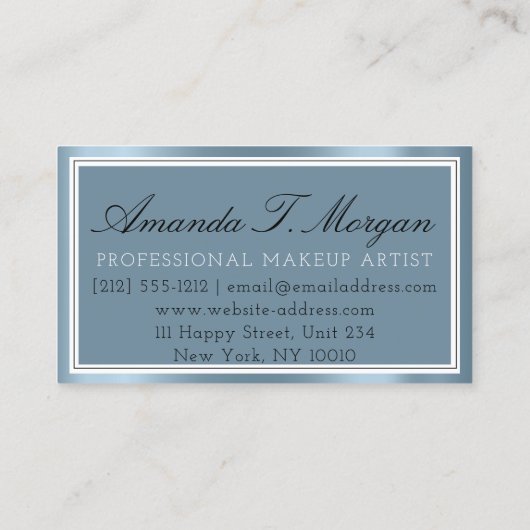 Logo Weddenschap Planner Holograaf Smoky Blue Visitekaartje (Achterkant)