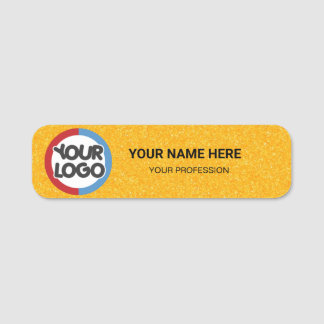 Logo Werknemer Magnetisch uw logo hier bedrijfsfun Naamplaatje