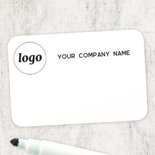 Logo Werknemer Personeel Magnetisch of Speld Droog Naamplaatje