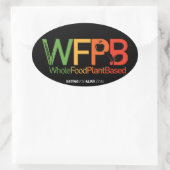 Logo WFPB - autocollant foncé (Sac)