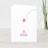 Logo Whimsical Fun Winter Joy Hand Drawn Business Feestdagen Kaart (Achterkant)