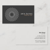 Logo Whisk du chef personnel Carte de visite noir (Devant / Derrière)