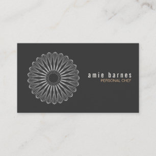Logo Whisk du chef personnel Carte de visite noir