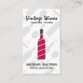 Logo wijnflesje | Winnerij Visitekaartje (Voorkant)