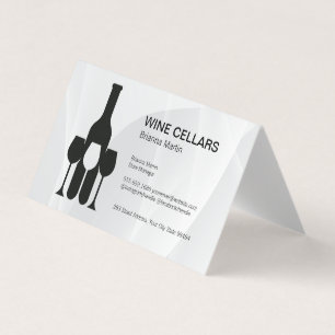 Logo wijnproeverij   Fles   Bril Visitekaartjes