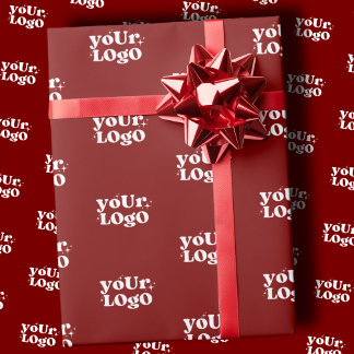 Logo Wrapping Paper, Business Logo Cadeaupapier