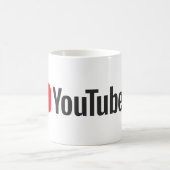 Logo YouTube Tasse à Café Classique (Centre)