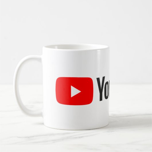 Logo YouTube Tasse à Café Classique (Gauche)