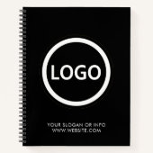 Logo Zakelijk Bedrijfs Minimaal Notitieboek (Voorkant)