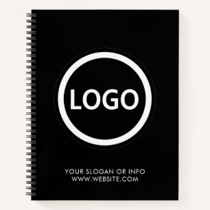 Logo Zakelijk Bedrijfs Minimaal Notitieboek