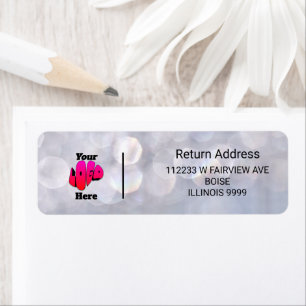 Logo Zakelijk Bedrijfs Retouradres Etiket