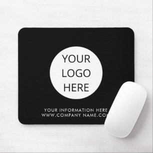 Logo Zakelijk Merk Zwart Bedrijf Muismat