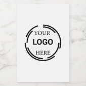 Logo Zakelijk Modern Minimaal Design Voedselcontainer Etiket (Enkel label)